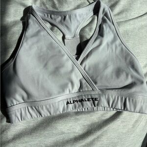 Alphalete Women's white Sports Bra